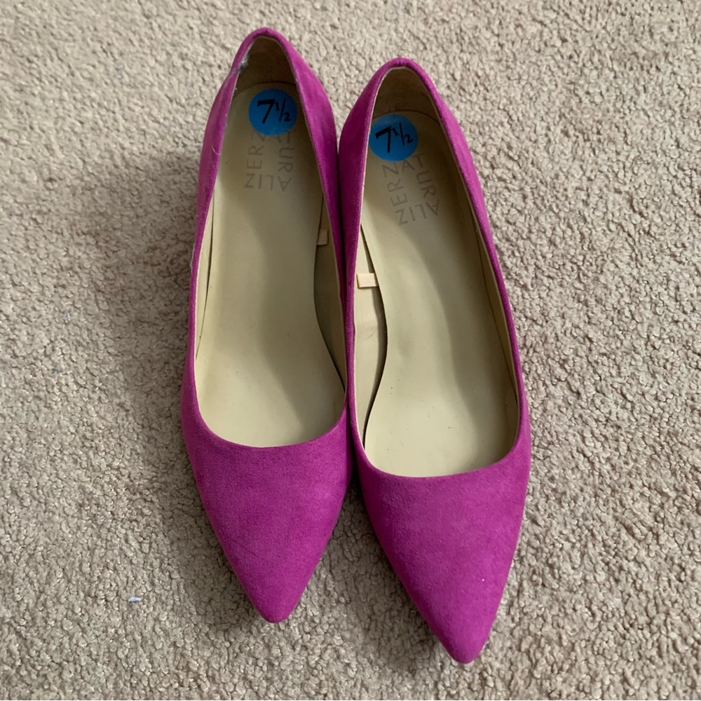 Magenta Kitten Heels - Naturlizer Brand 7 1/2